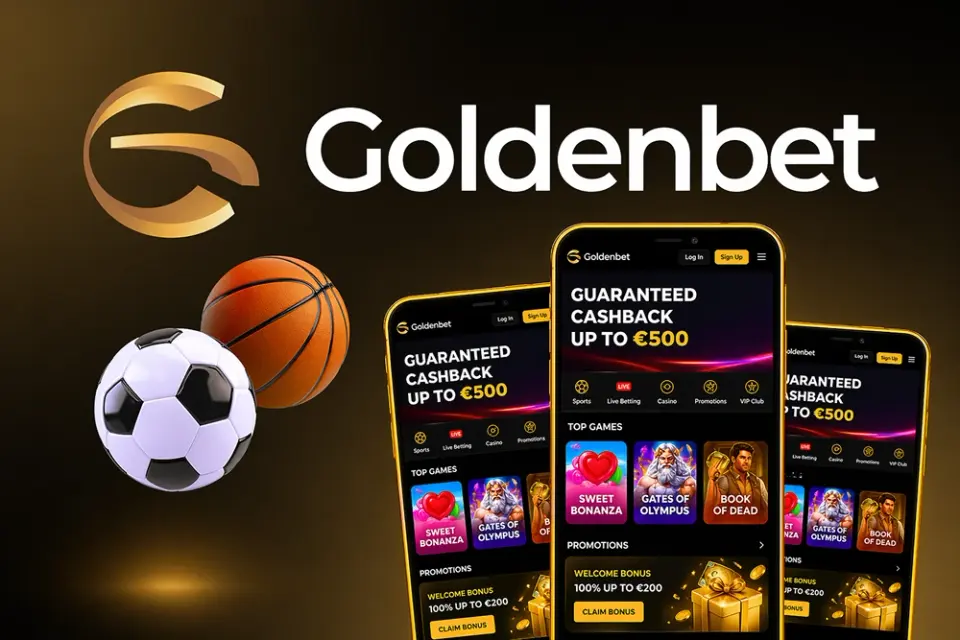 Goldenbet mobile access banner
